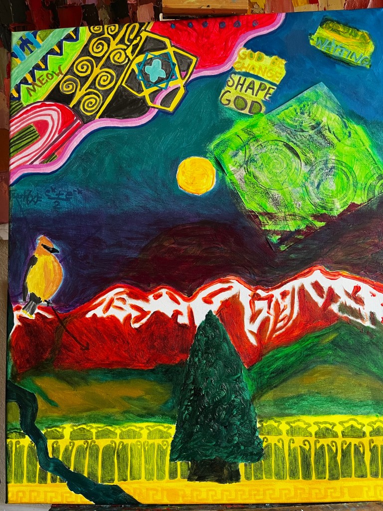 paintings in acrylic and oil on canvas by daniel (ryan) adler