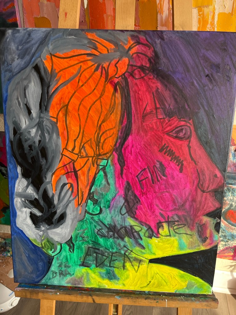 paintings in acrylic and oil on canvas by daniel (ryan) adler